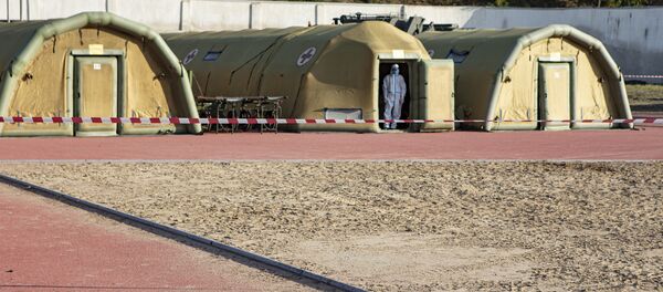 Военный госпиталь Минобороны РФ в Цхинвале Военный госпиталь Минобороны РФ в Цхинвале - Sputnik Южная Осетия