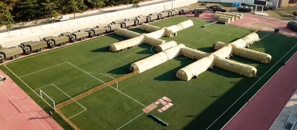 Бой с вирусом начался. В мобильном госпитале в Цхинвале приняли первых пациентов - Sputnik Южная Осетия