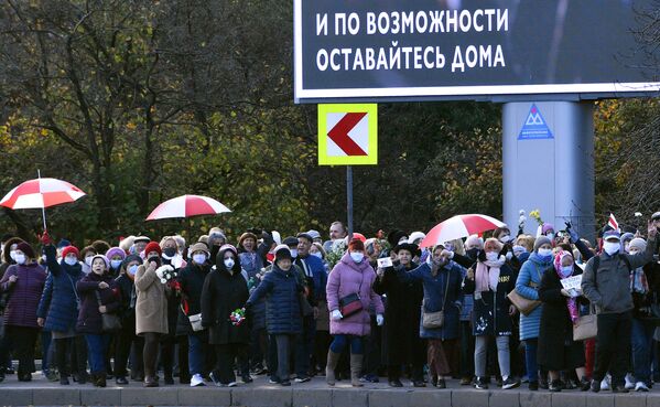 Участники акции протеста пенсионеров Марш мудрости в Минске - Sputnik Южная Осетия