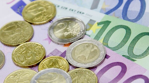 Банкноты и монеты евро. Рекадрированный. - Sputnik Южная Осетия