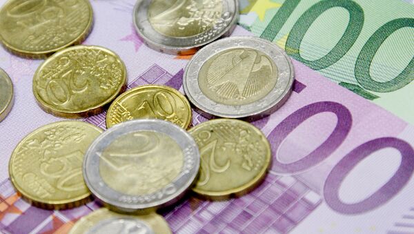 Банкноты и монеты евро. Рекадрированный. - Sputnik Южная Осетия