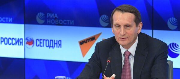  Директор Службы внешней разведки РФ  Сергей Нарышкин.  - Sputnik Южная Осетия