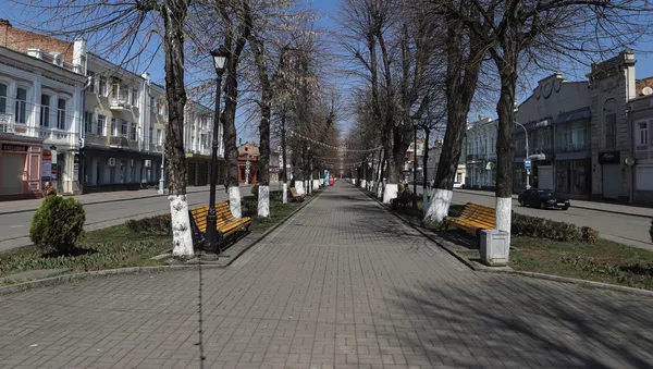 Пустая улица Мира в центре Владикавказа - Sputnik Южная Осетия