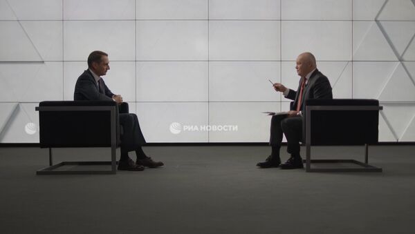 Противостояние разведок России и США: эксклюзивное интервью Нарышкина Дмитрию Киселеву - Sputnik Южная Осетия