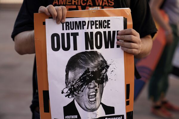 Акция протеста после выборов президента США в Лос-Анджелесе - Sputnik Южная Осетия