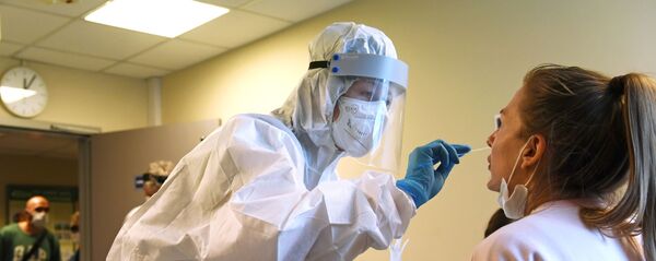 Тестирование на COVID-19. Архивное фото Тестирование на COVID-19. Архивное фото - Sputnik Южная Осетия