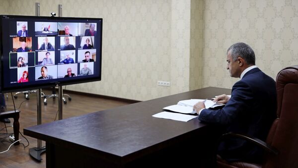 Заседание правительства Южной Осетии в формате видеосвязи - Sputnik Южная Осетия