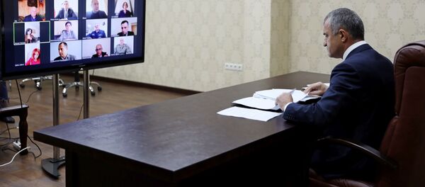 Заседание правительства Южной Осетии в формате видеосвязи - Sputnik Южная Осетия