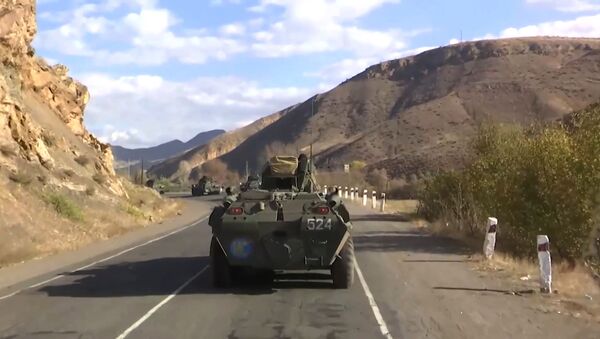 Нагорный Карабах: российские миротворцы вошли в Степанакер - Sputnik Южная Осетия