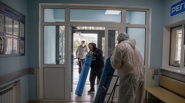 Борьба с коронавирусом в Южной Осетии: Детская больница - Sputnik Южная Осетия