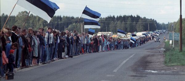 Акция Балтийский путь - Sputnik Южная Осетия