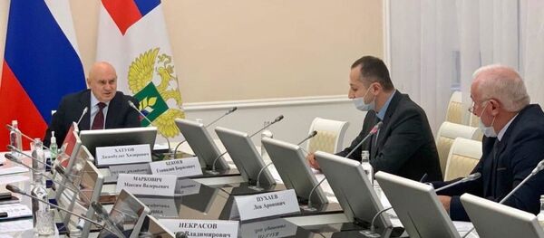 Правительственная делегация Южной Осетии находится с рабочим визитом в Москве Правительственная делегация Южной Осетии находится с рабочим визитом в Москве - Sputnik Южная Осетия