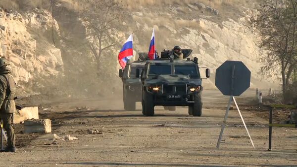 Карабах: российские миротворцы разминировали Лачинский коридор - Sputnik Южная Осетия