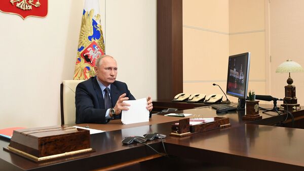 Президент РФ В. Путин. Архивное фото. - Sputnik Южная Осетия