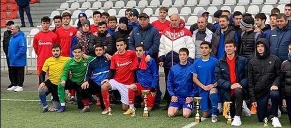 Югоосетинские футболисты стали победителями 8-го ежегодного турнира памяти Хасана Албегонова - Sputnik Южная Осетия