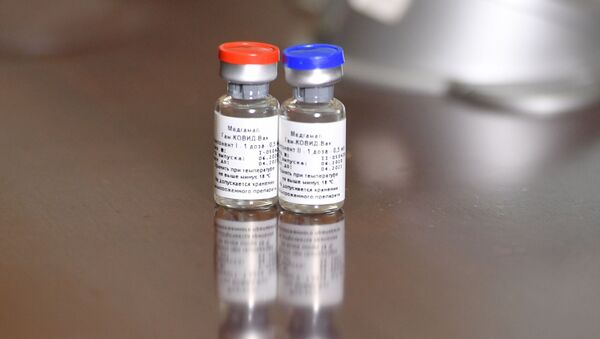 Брифинг, посвященный первой в мире зарегистрированной вакцине от COVID-19 - Sputnik Южная Осетия