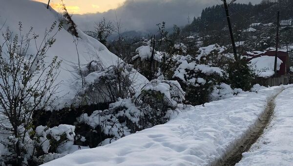 Дороги в села Южной Осетии завалило снегом - Sputnik Южная Осетия