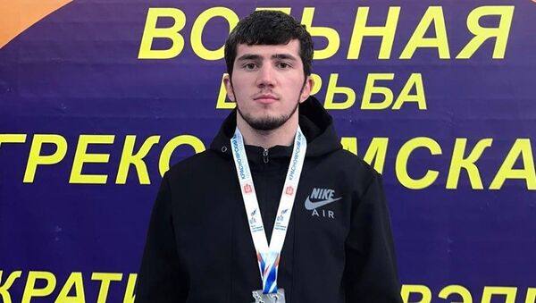 Борец Герман Доев стал серебряным призером чемпионата Сибирского федерального округа - Sputnik Южная Осетия