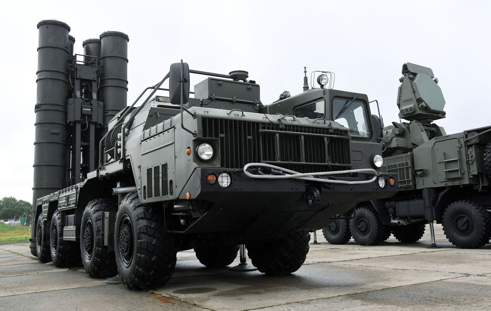 Пусковая установка зенитно-ракетного комплекса С-400 Триумф - Sputnik Южная Осетия, 1920, 12.06.2026