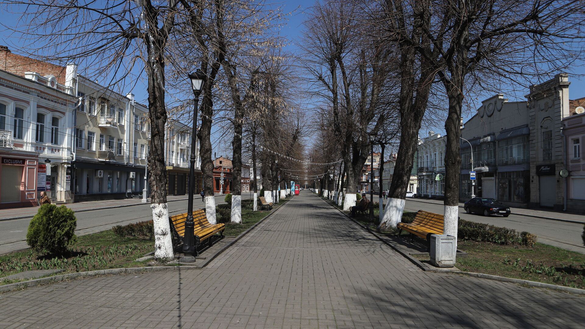Проспект Мира в центре Владикавказа - Sputnik Южная Осетия, 1920, 19.12.2022
