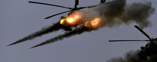 Вертолеты Ми-28Н Ночной охотник. Архивное фото - Sputnik Южная Осетия