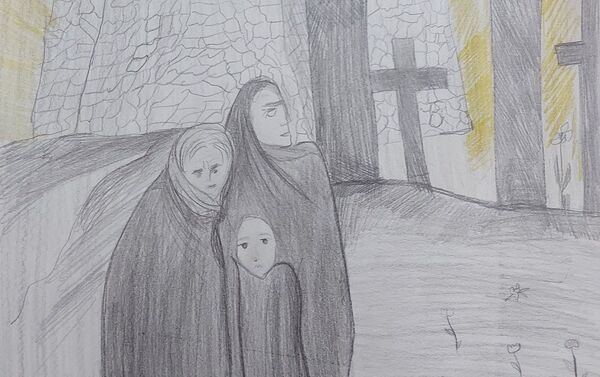  Конкурс рисунков Геноцид глазами детей - Sputnik Южная Осетия