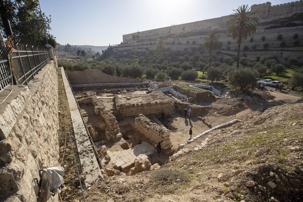 Руины ритуальной бани и церкви возрастом 2000 лет, найденные в Иерусалиме - Sputnik Южная Осетия