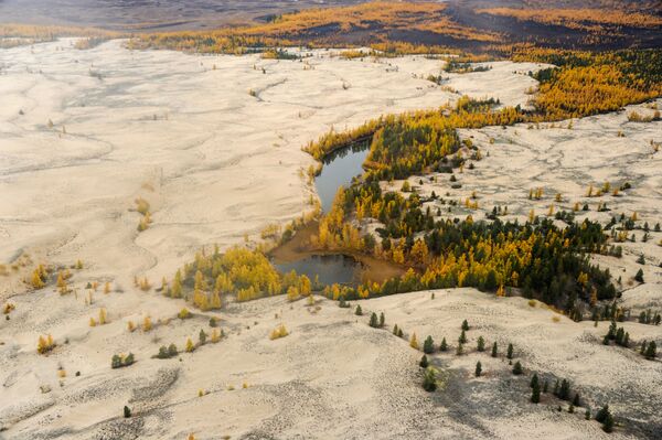 Вид на Чарские пески в Чарской долине Забайкальского края - Sputnik Южная Осетия