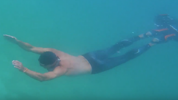 Вот это рекорд! Датский пловец проплыл 202 метра, не дыша - Sputnik Южная Осетия