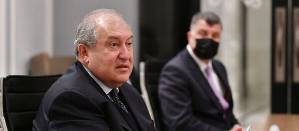 Президент Армении Армен Саркисян  Президент Армении Армен Саркисян  - Sputnik Южная Осетия