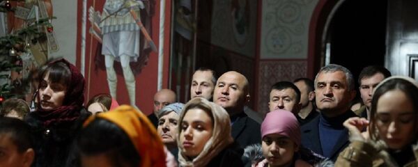 В Южной Осетии отмечают Рождество Христово  - Sputnik Южная Осетия
