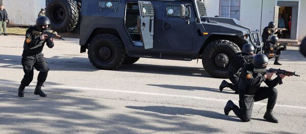 ОМОН Южной Осетии получил современные бронеавтомобили Тигр - Sputnik Южная Осетия