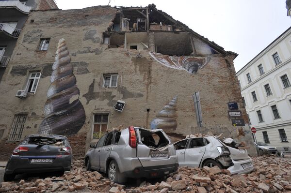 Последствия землетрясения в Загребе, Хорватия - Sputnik Южная Осетия