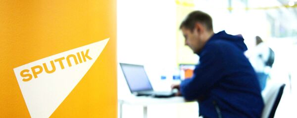 Логотип международного информационного агентства и радио Sputnik Логотип международного информационного агентства и радио Sputnik - Sputnik Южная Осетия