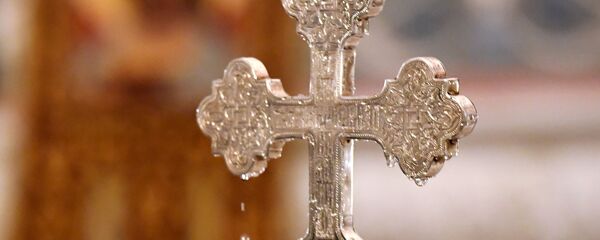 Патриаршее служение в Крещенский сочельник в Храме Христа Спасителя Патриаршее служение в Крещенский сочельник в Храме Христа Спасителя - Sputnik Южная Осетия