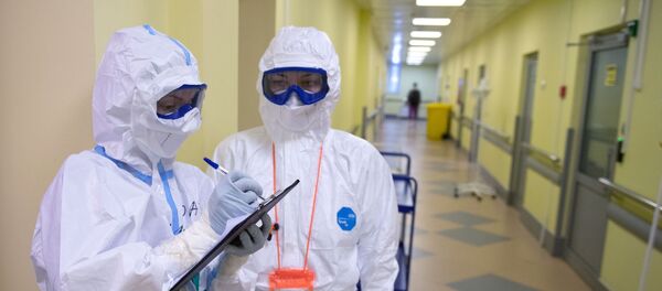 Госпиталь для лечения больных COVID-19 в Тверской областной больнице  - Sputnik Южная Осетия