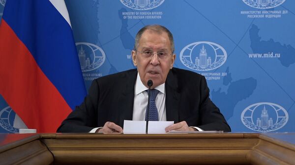 Большая пресс-конференция Лаврова: основные заявления главы российской дипломатии Большая пресс-конференция Лаврова: основные заявления главы российской дипломатии - Sputnik Южная Осетия
