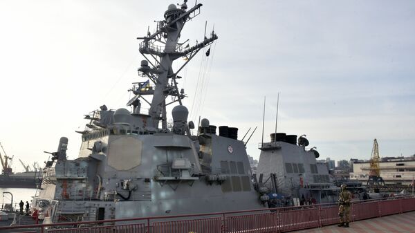 Ракетный эсминец США Дональд Кук. Архивное фото - Sputnik Южная Осетия