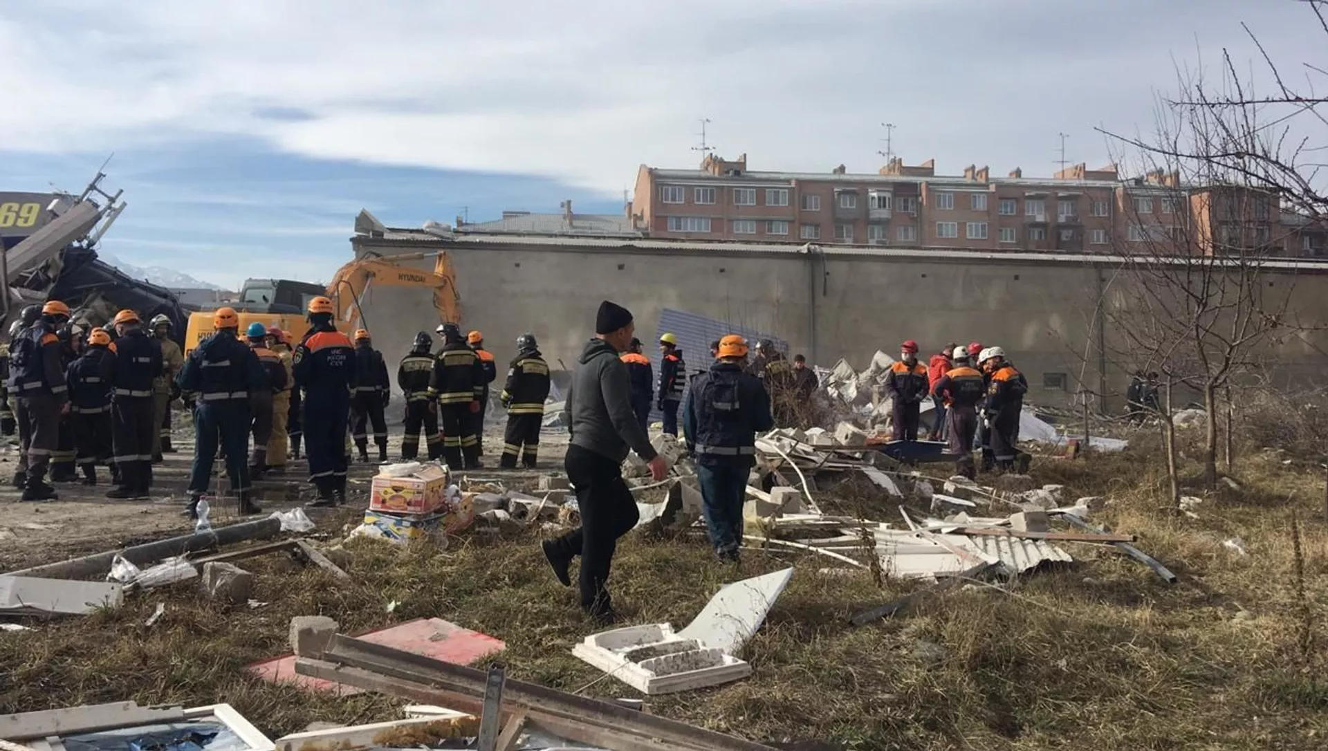Взрыв супермаркета во Владикавказе