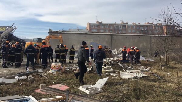 Взрыв супермаркета во Владикавказе - Sputnik Южная Осетия