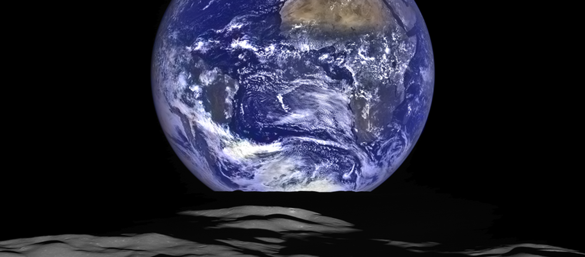 Вид Земли с орбиты Луны - Sputnik Южная Осетия, 1920, 20.02.2021