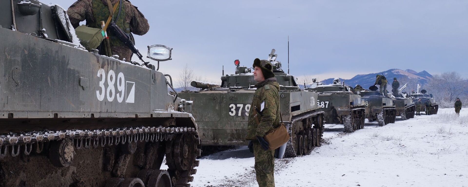 Мотострелки ЮВО на марше в Южной Осетии - Sputnik Южная Осетия, 1920, 21.01.2026