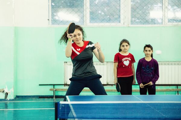 Занятия настольным теннисом в Южной Осетии - Sputnik Южная Осетия