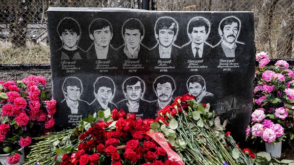 Хуссар Иры ацыд Ереды трагедийы амӕттӕгты мысӕнӕн митинг - Sputnik Хуссар Ирыстон