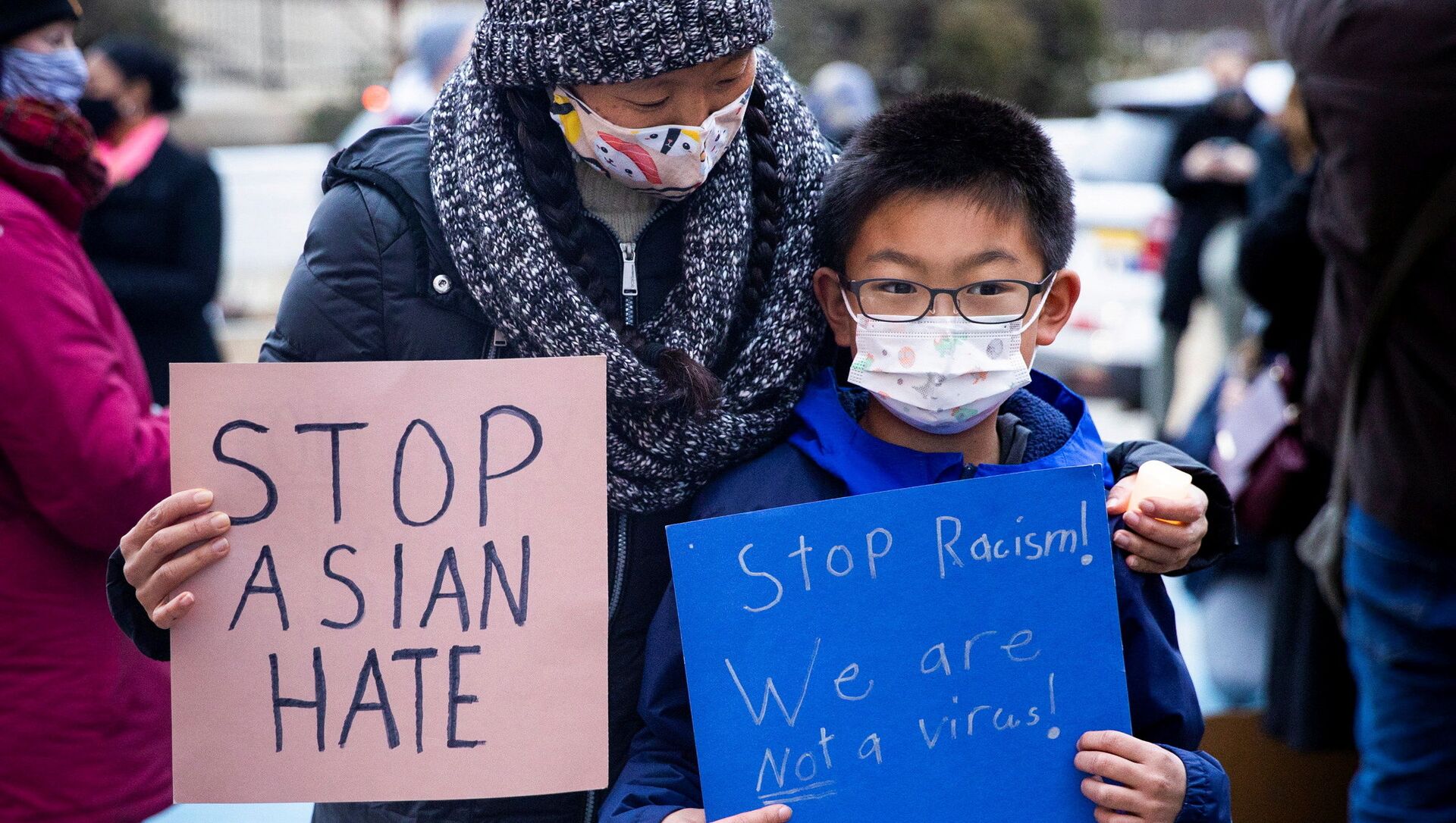 Представители азиатского сообщества в США участвуют в акции против расизма - Sputnik Южная Осетия, 1920, 22.03.2021