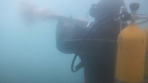 Занятия по подводной стрельбе отряда Тихоокеанского флота на Камчатке - Sputnik Южная Осетия