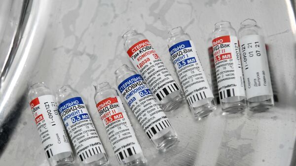 Ампулы вакцины Спутник V для вакцинации от COVID-19. Архивное фото  - Sputnik Южная Осетия