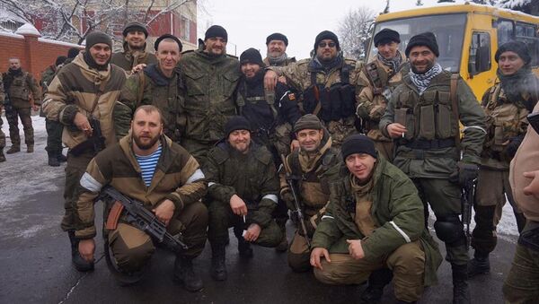 Осетинские добровольцы среди ополченцев Донбасса - Sputnik Южная Осетия