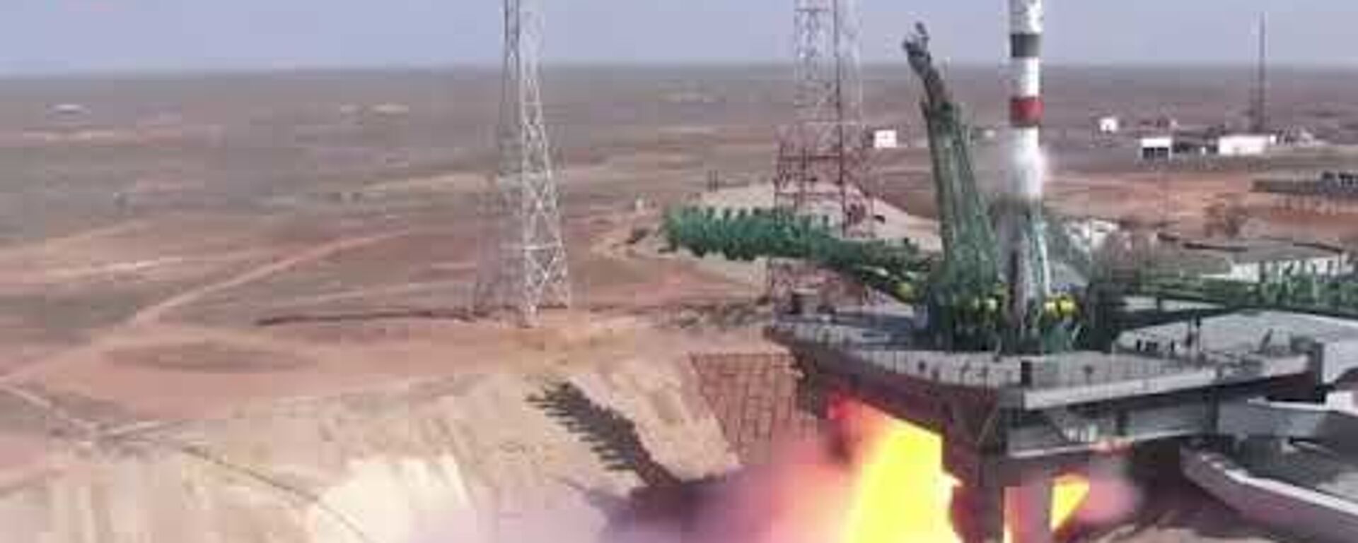 Кадры старта российского космического корабля Ю.А. Гагарин - Sputnik Южная Осетия, 1920, 10.04.2021