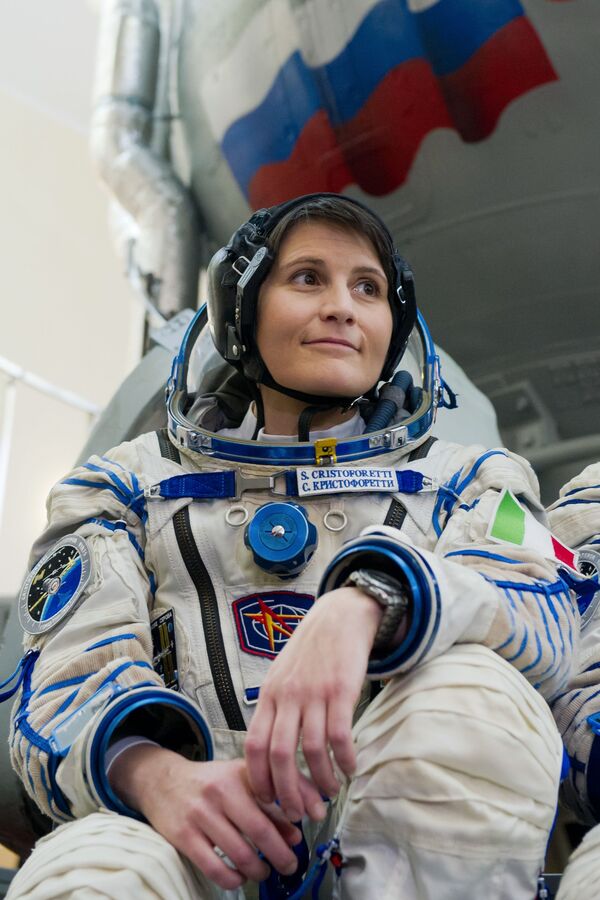 Член основного экипажа 42/43-й длительной экспедиции на МКС первая женщина-астронавт Италии ЕКА Саманта Кристофоретти  - Sputnik Южная Осетия